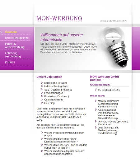 mon werbung